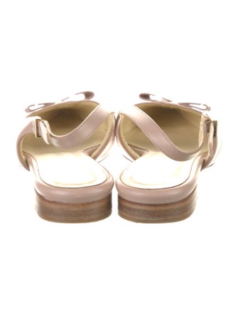 Sarah Flint Leather Slingback Flats