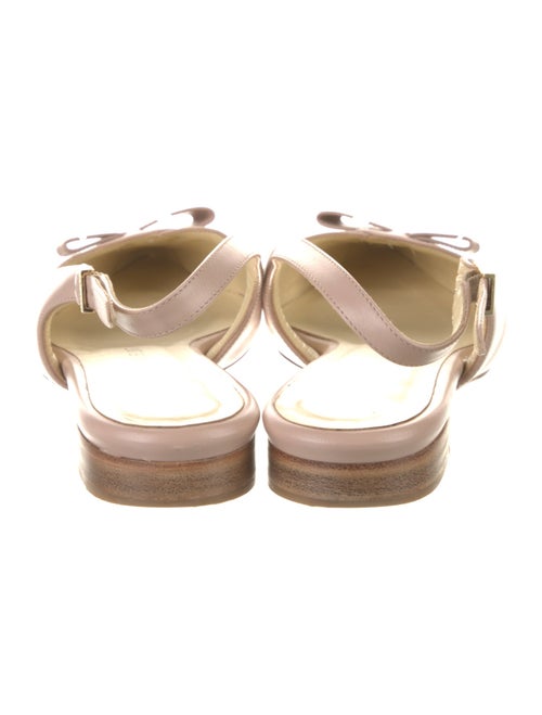 Sarah Flint Leather Slingback Flats