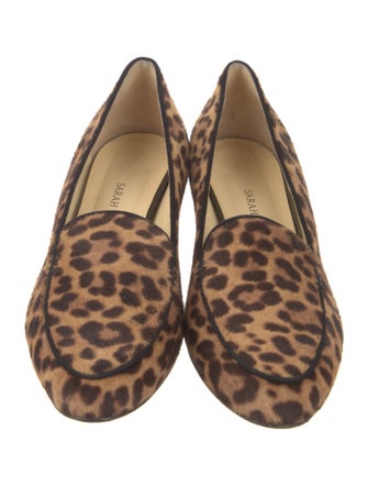 Sarah Flint Ponyhair Animal Print Pumps