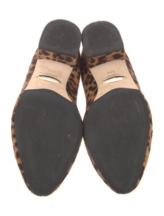 Sarah Flint Ponyhair Animal Print Pumps