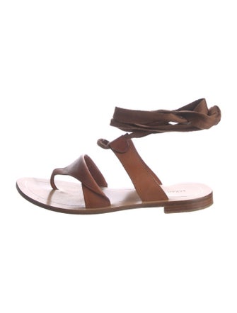 Sarah Flint Leather Gladiator Sandals