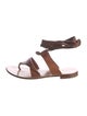 Sarah Flint Leather Gladiator Sandals
