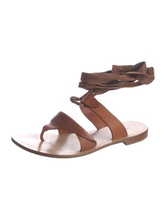 Sarah Flint Leather Gladiator Sandals