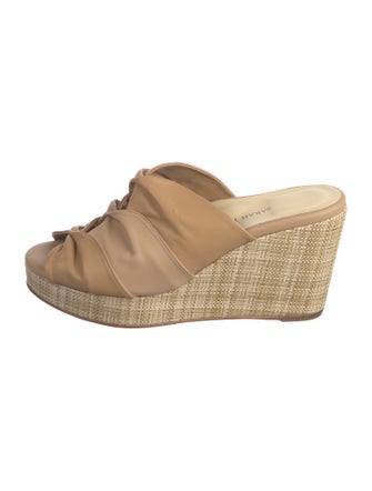 Sarah Flint Leather Espadrilles