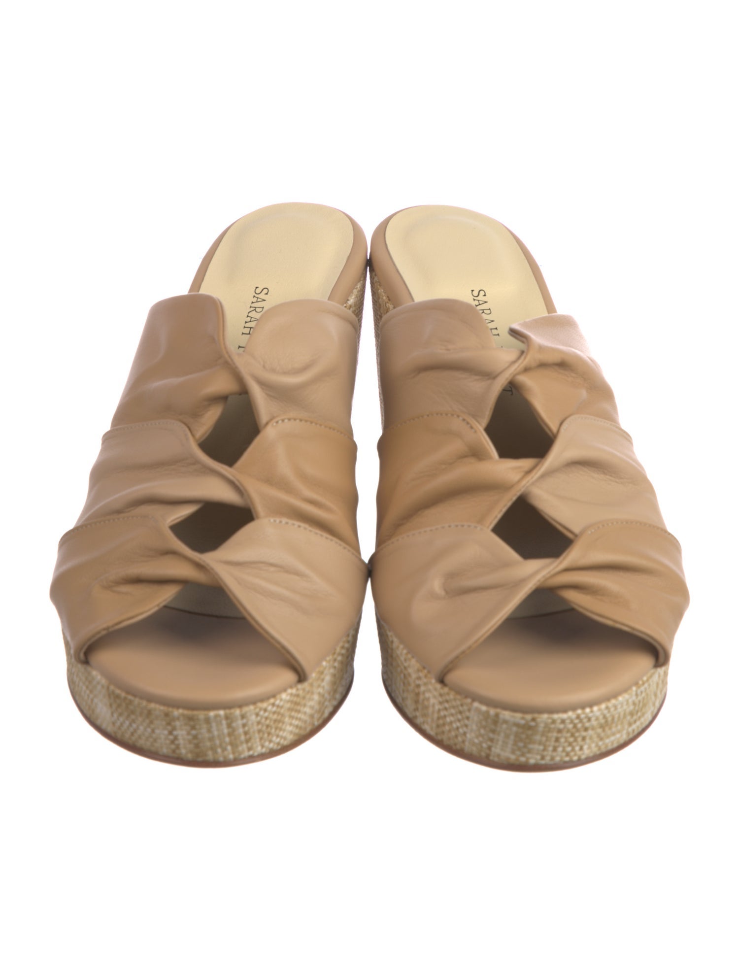 Sarah Flint Leather Espadrilles