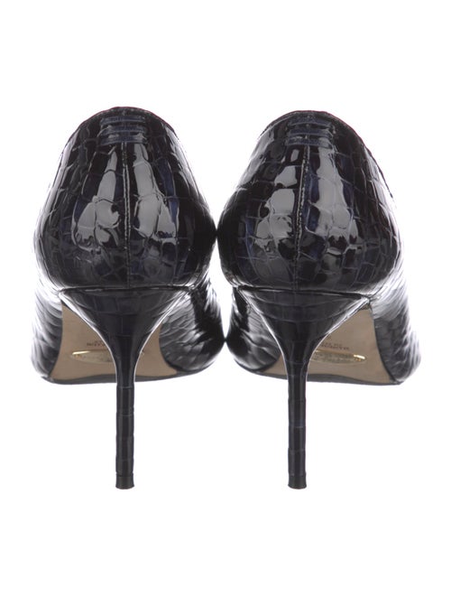 Sarah Flint Patent Leather Animal Print Pumps