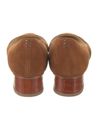 Sarah Flint Suede Cutout Accent Flats