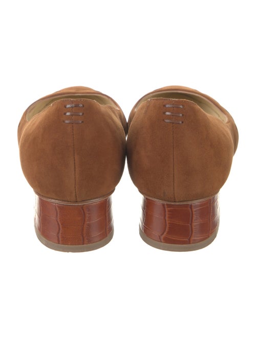 Sarah Flint Suede Cutout Accent Flats