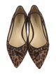 Sarah Flint Ponyhair Animal Print Ballet Flats
