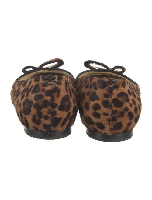 Sarah Flint Ponyhair Animal Print Ballet Flats