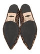 Sarah Flint Ponyhair Animal Print Ballet Flats