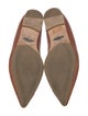 Sarah Flint Leather Bow Accents Ballet Flats