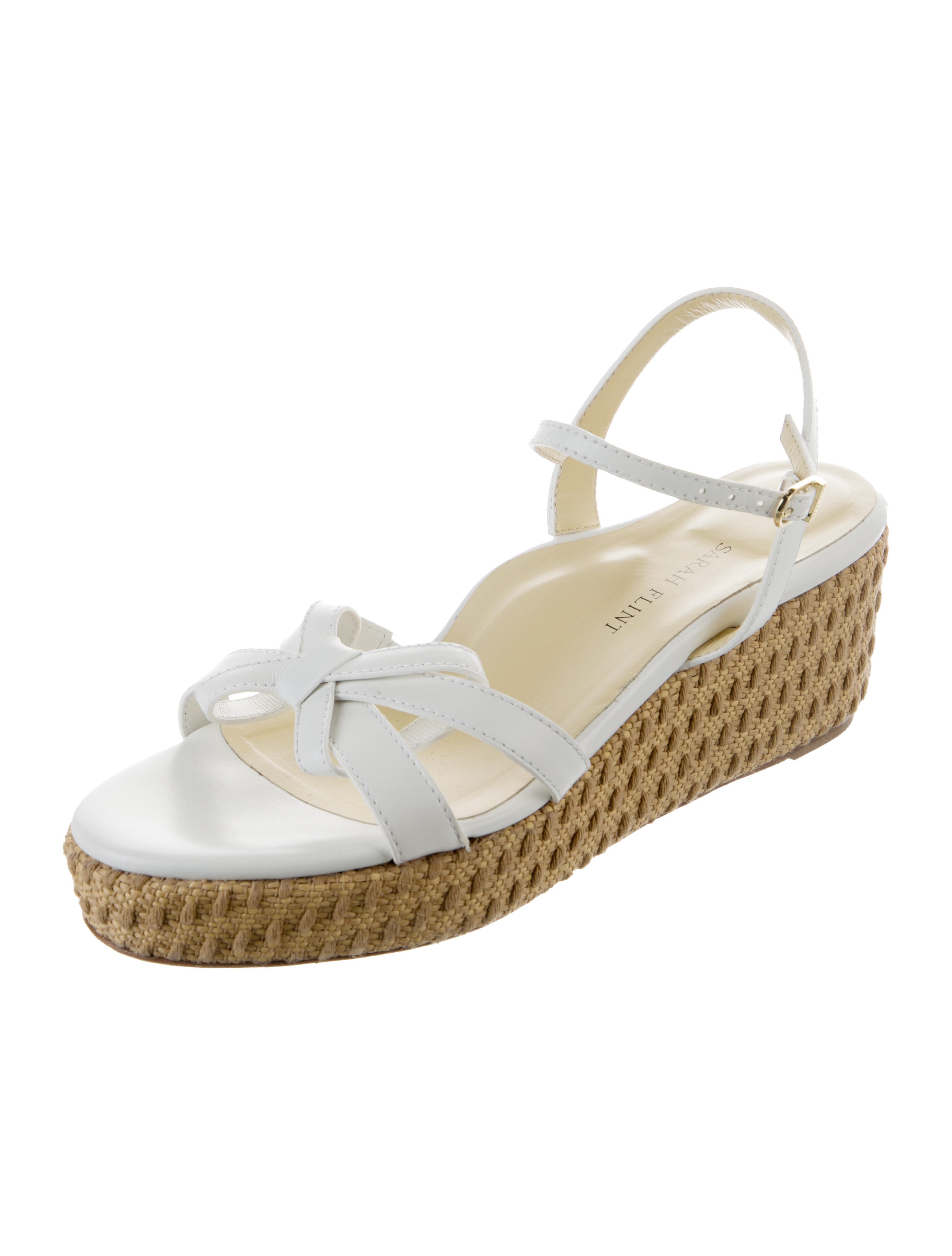 Sarah Flint Leather Espadrilles