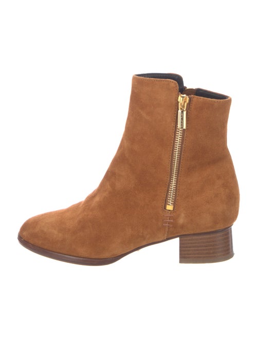Sarah Flint Suede Moto Boots