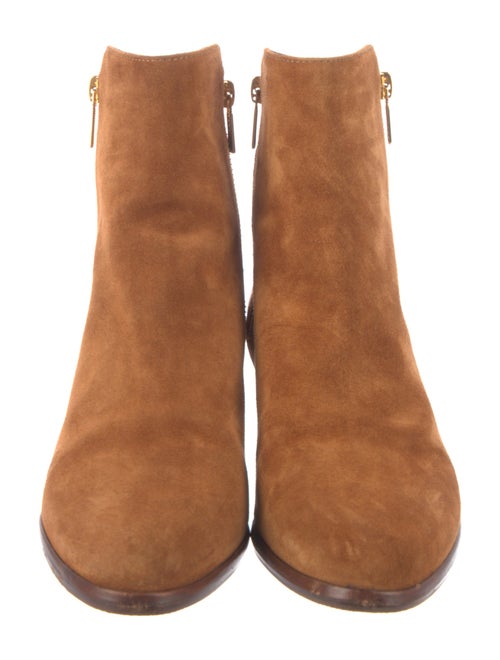Sarah Flint Suede Moto Boots