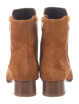 Sarah Flint Suede Moto Boots