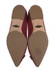 Sarah Flint Suede Bow Accents Ballet Flats