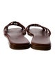 Sarah Flint Embossed Leather Slides