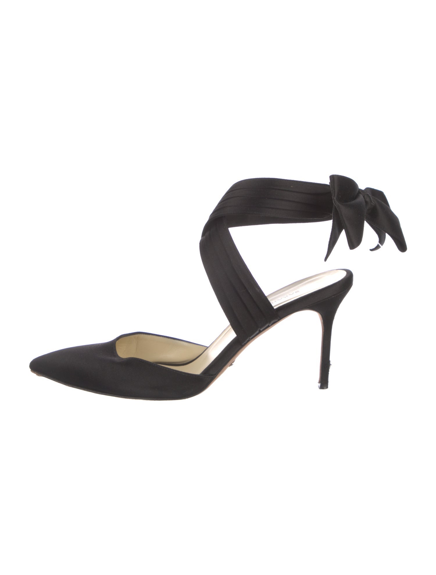 Sarah Flint Satin Bow Accents Mules