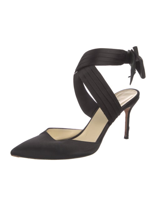 Sarah Flint Satin Bow Accents Mules