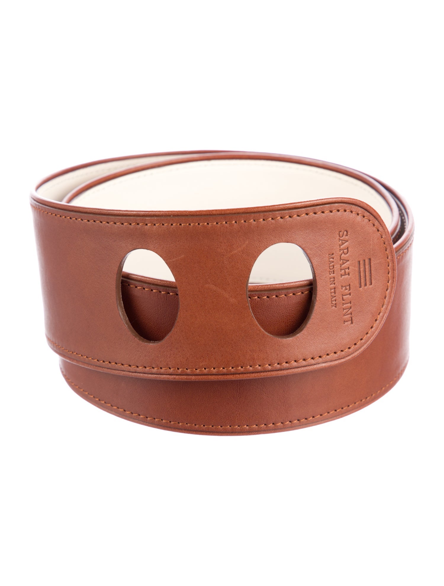 Sarah Flint Wide Leather Waist Belt