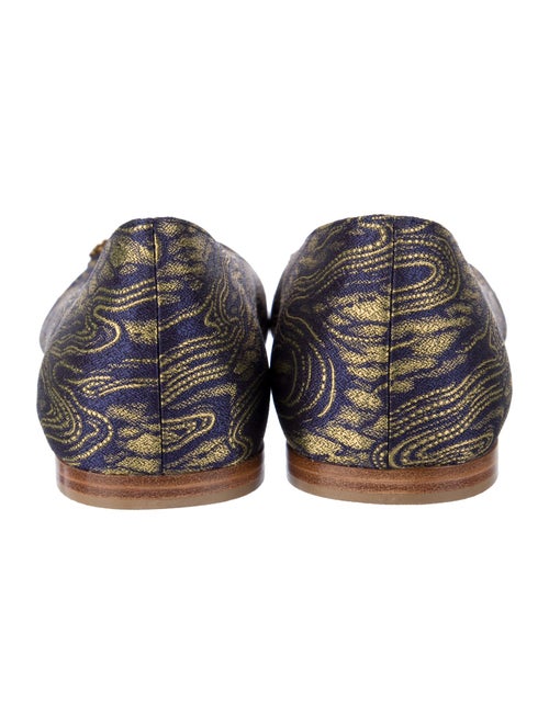 Sarah Flint Jacquard Printed Ballet Flats