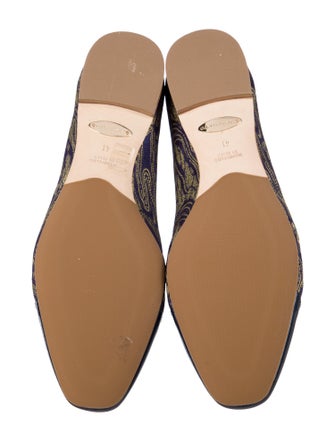 Sarah Flint Jacquard Printed Ballet Flats