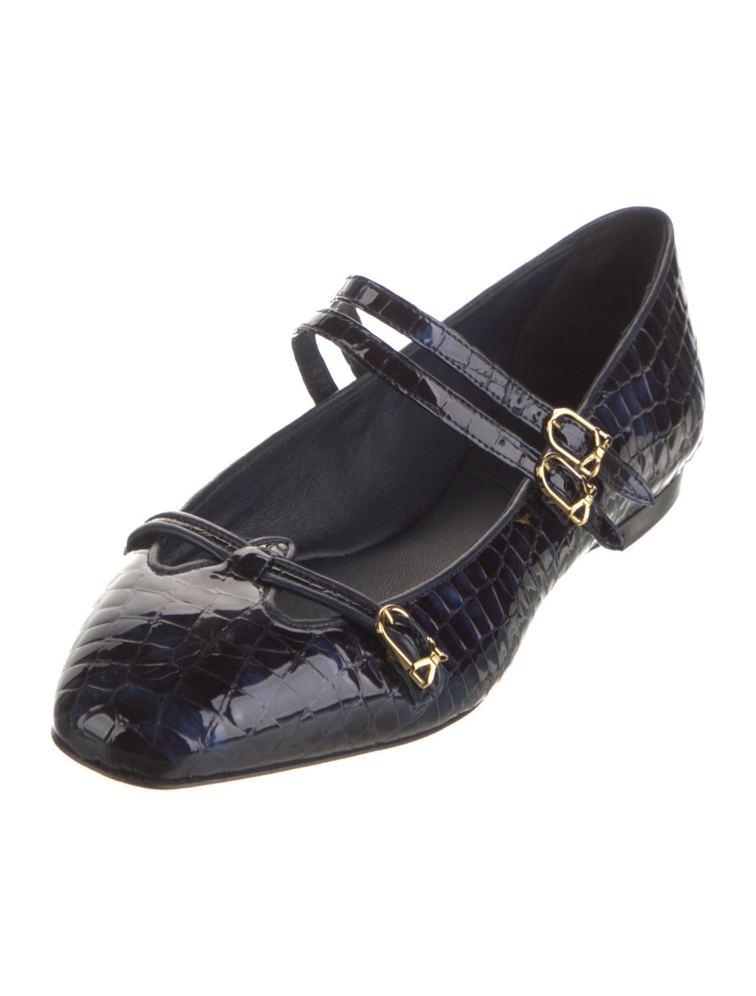 Sarah Flint Leather Mary Jane Flats