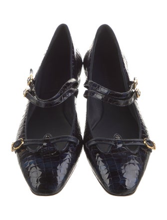 Sarah Flint Leather Mary Jane Flats