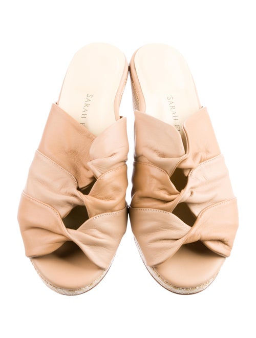 Sarah Flint Leather Espadrilles