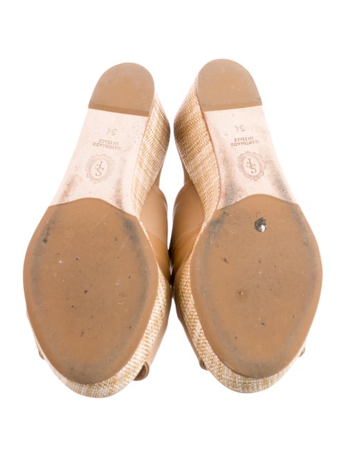 Sarah Flint Leather Espadrilles