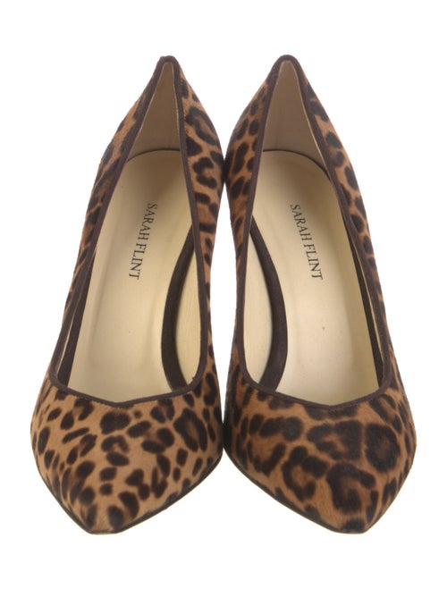 Sarah Flint Ponyhair Animal Print Pumps