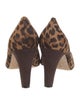 Sarah Flint Ponyhair Animal Print Pumps