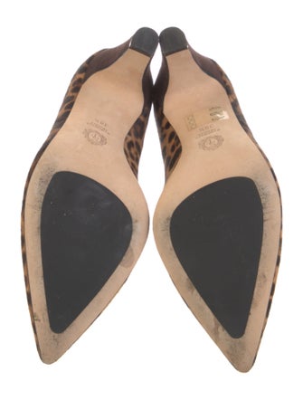 Sarah Flint Ponyhair Animal Print Pumps