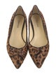 Sarah Flint Ponyhair Animal Print Flats