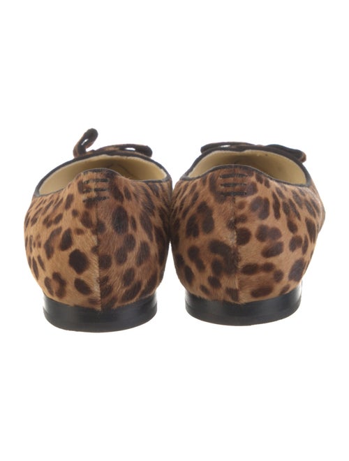 Sarah Flint Ponyhair Animal Print Flats