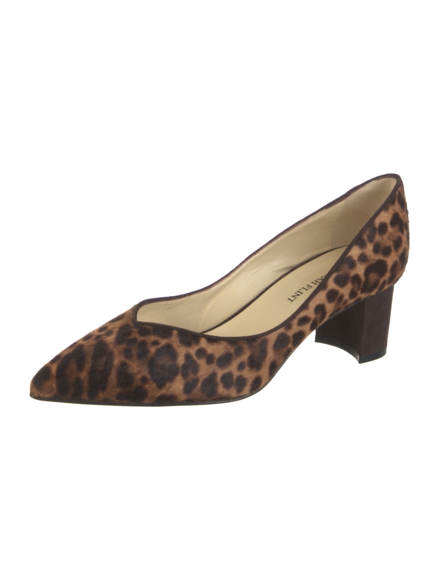 Sarah Flint Ponyhair Animal Print Pumps