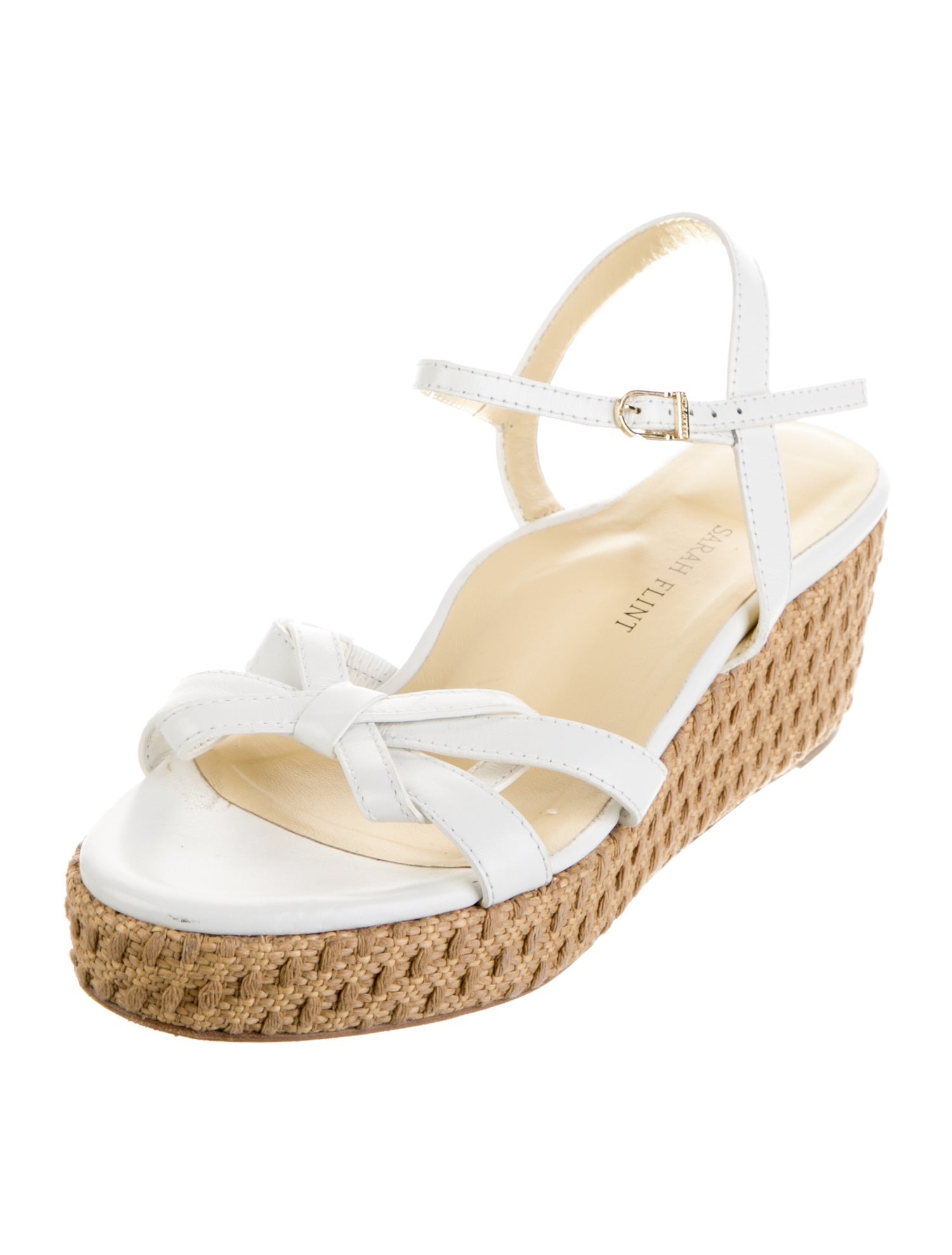 Sarah Flint Leather Espadrilles