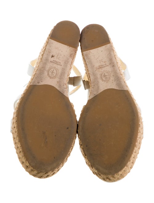 Sarah Flint Leather Espadrilles