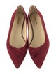 Sarah Flint Suede Bow Accents Flats
