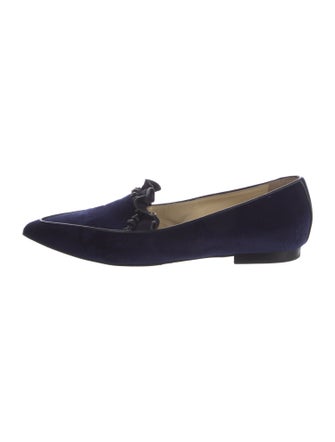 Sarah Flint Velvet Loafers