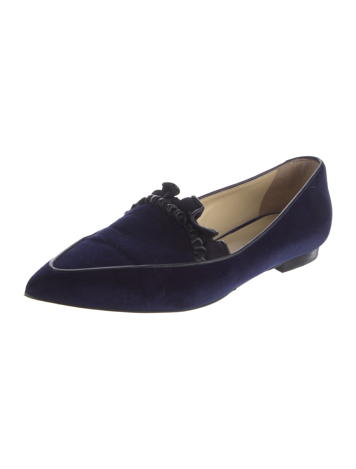 Sarah Flint Velvet Loafers