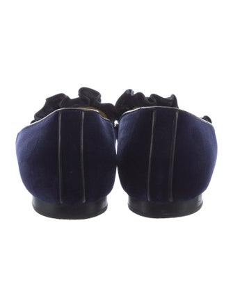 Sarah Flint Velvet Loafers