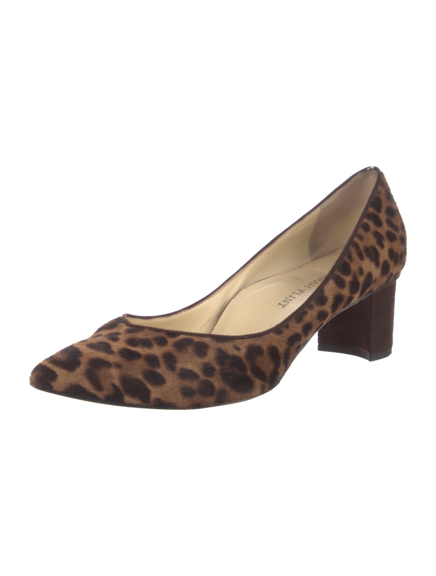 Sarah Flint Ponyhair Animal Print Pumps