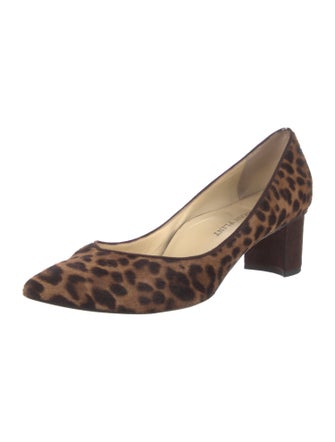 Sarah Flint Ponyhair Animal Print Pumps