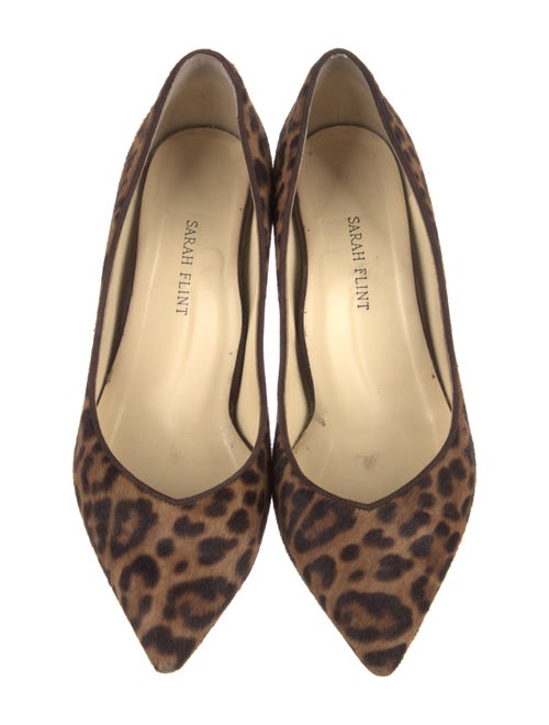 Sarah Flint Ponyhair Animal Print Pumps