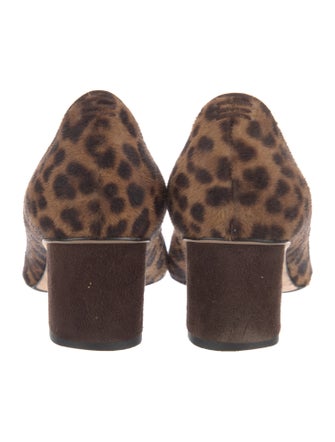 Sarah Flint Ponyhair Animal Print Pumps