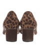 Sarah Flint Ponyhair Animal Print Pumps
