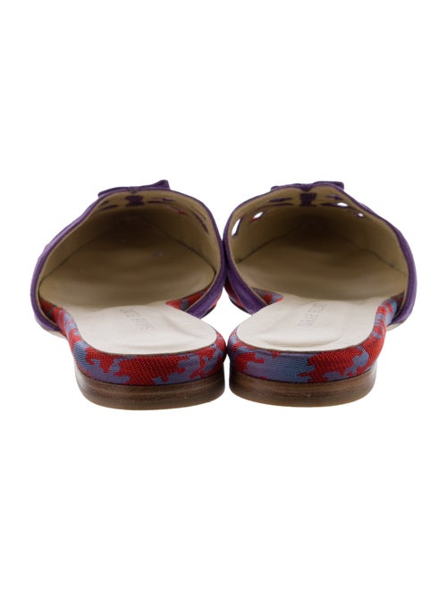 Sarah Flint Canvas Printed Mules