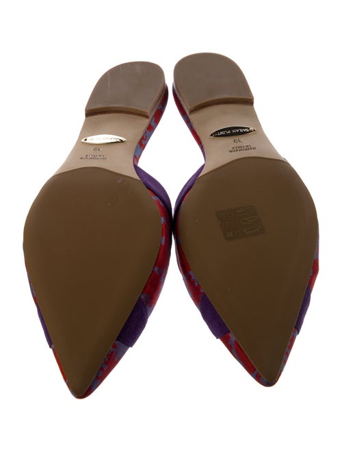 Sarah Flint Canvas Printed Mules